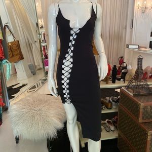 Pretty little thing asymmetric sexy dress